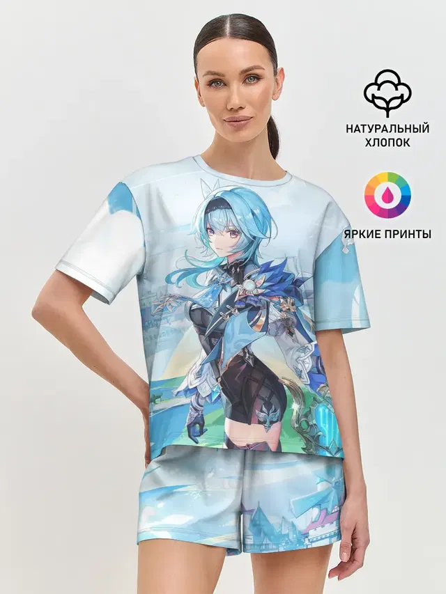 Женская пижама с шортами