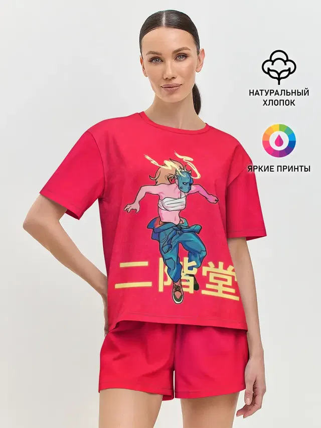 Женская пижама с шортами