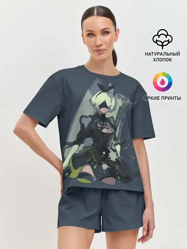 Женская пижама с шортами