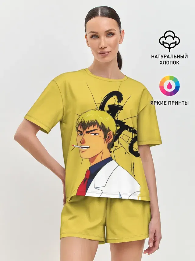 Женская пижама с шортами