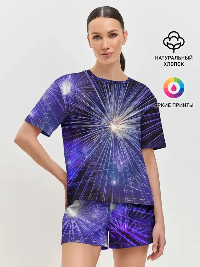 Женская пижама с шортами