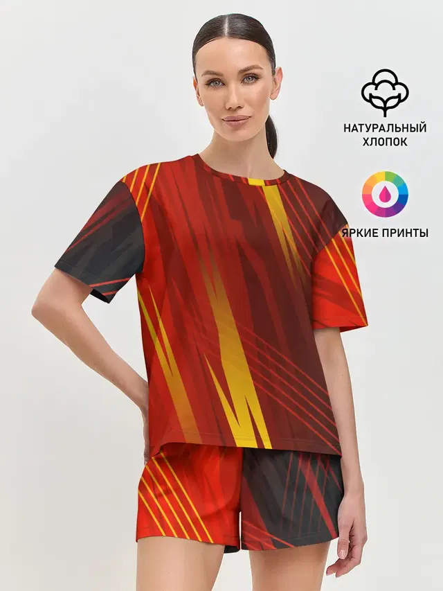 Женская пижама с шортами