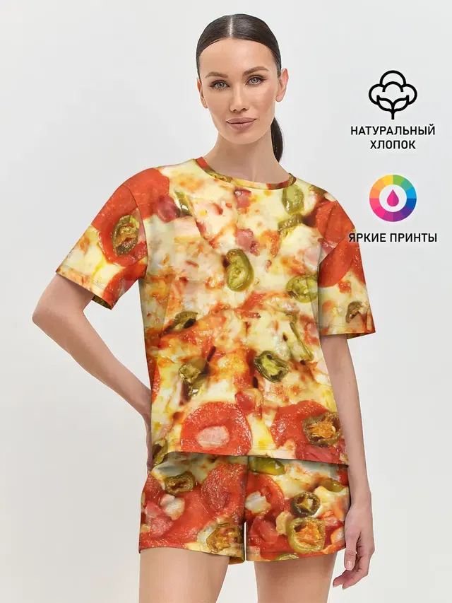 Женская пижама с шортами