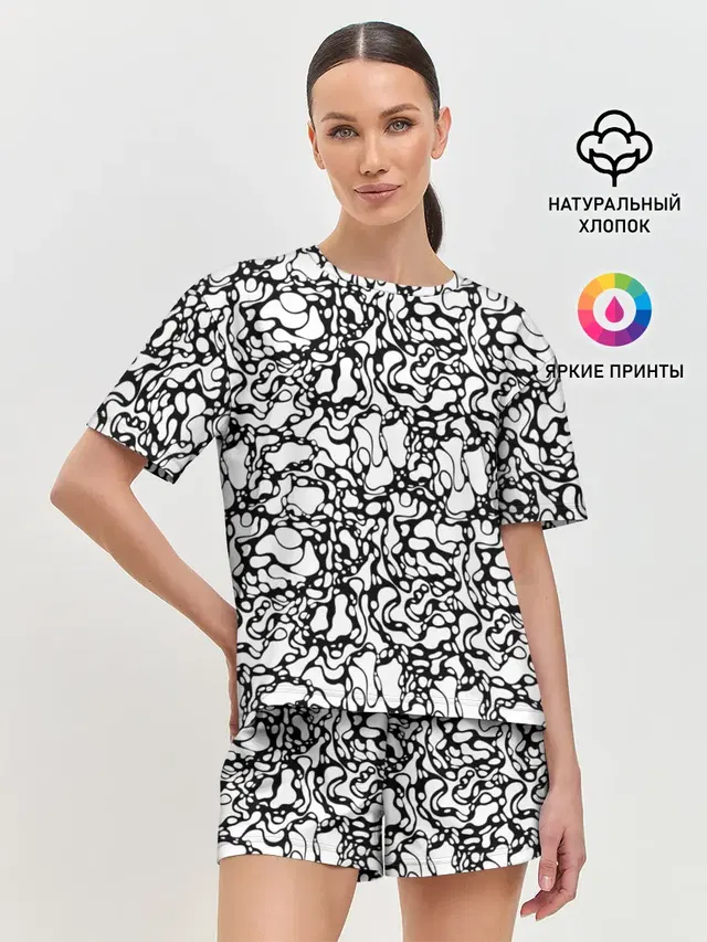 Женская пижама с шортами