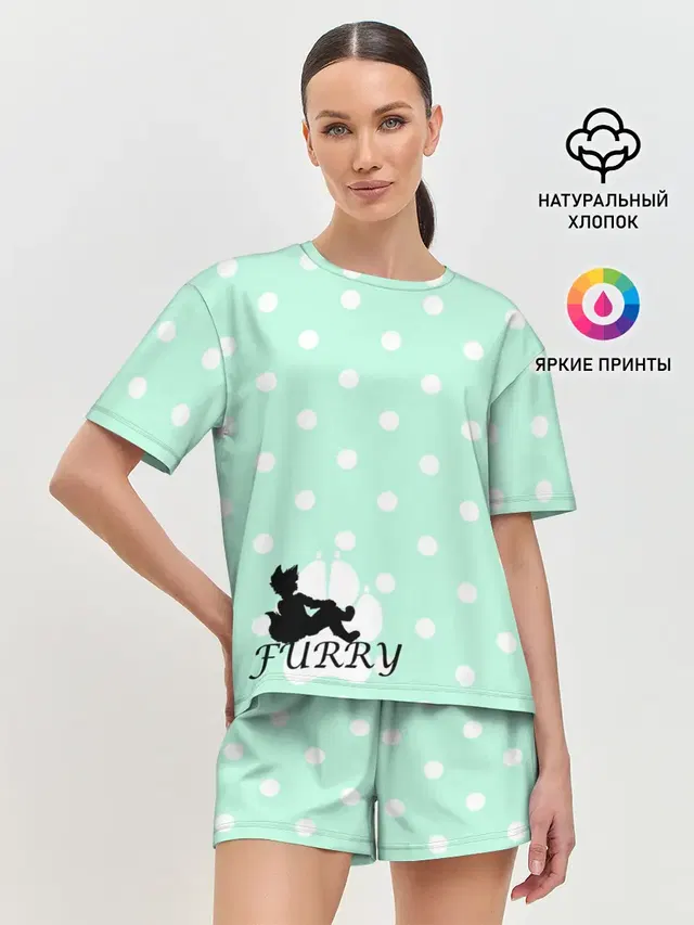 Женская пижама с шортами