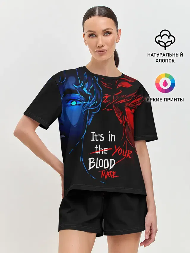 Женская пижама с шортами