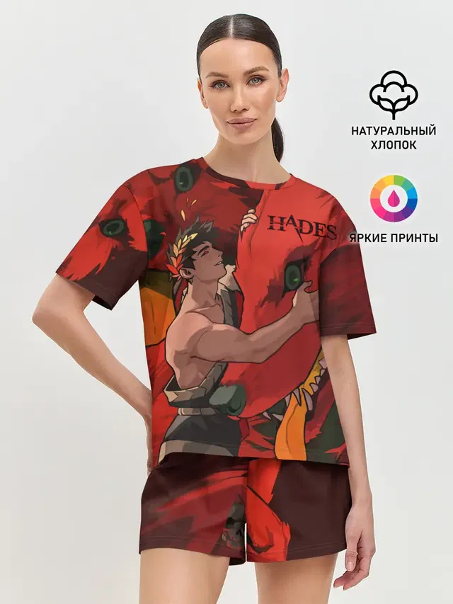 Женская пижама с шортами