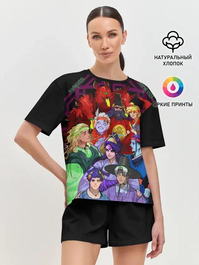 Женская пижама с шортами
