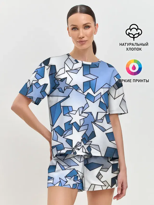 Женская пижама с шортами