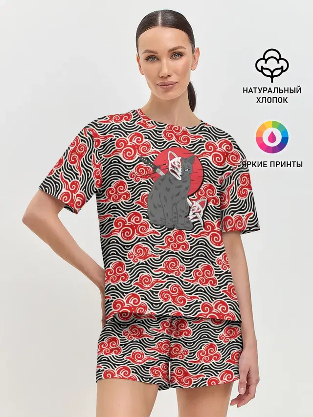 Женская пижама с шортами