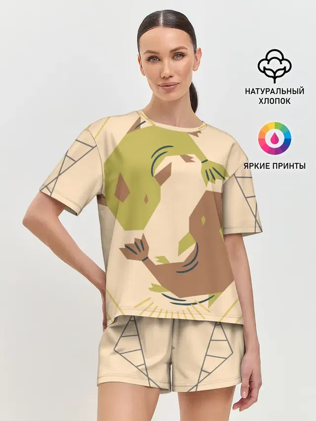 Женская пижама с шортами