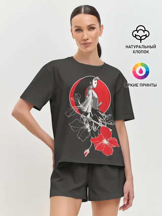 Женская пижама с шортами