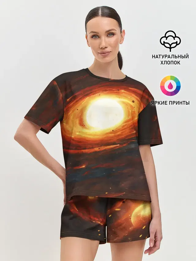 Женская пижама с шортами