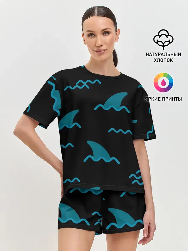 Женская пижама с шортами