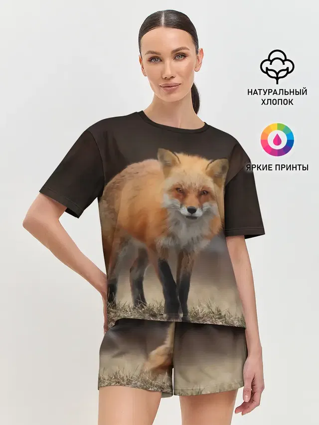Женская пижама с шортами