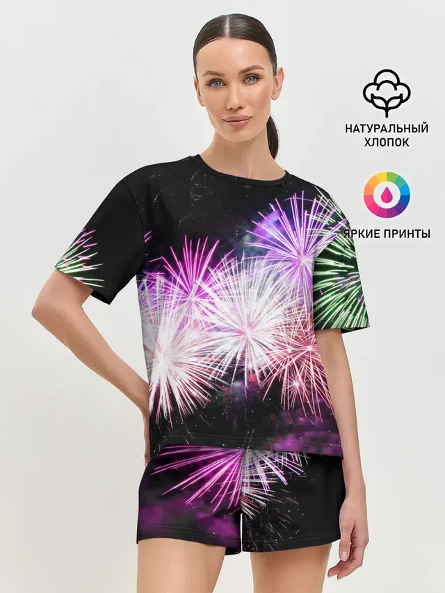 Женская пижама с шортами