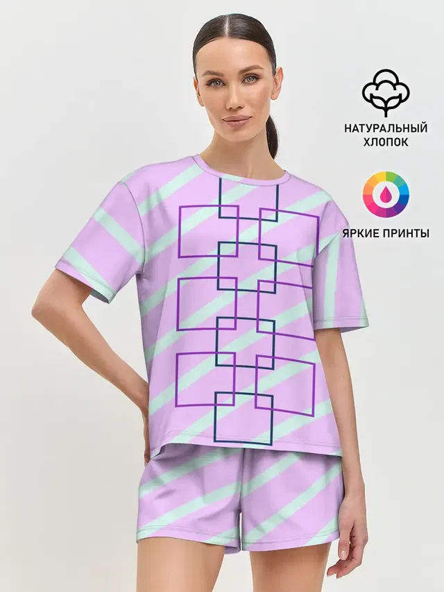 Женская пижама с шортами