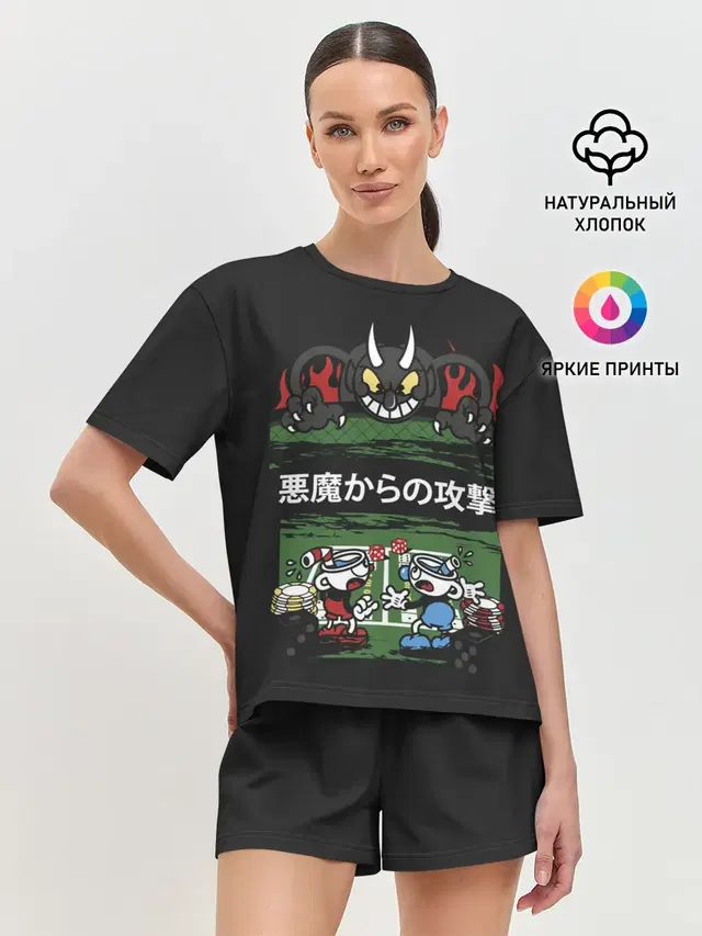 Женская пижама с шортами