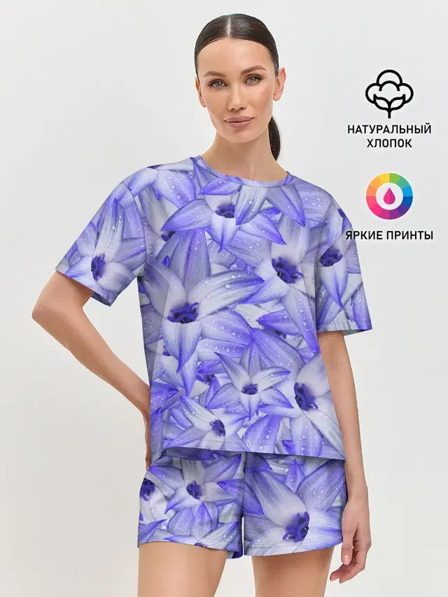 Женская пижама с шортами