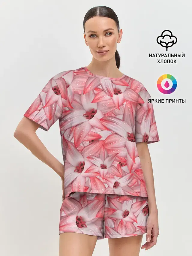 Женская пижама с шортами