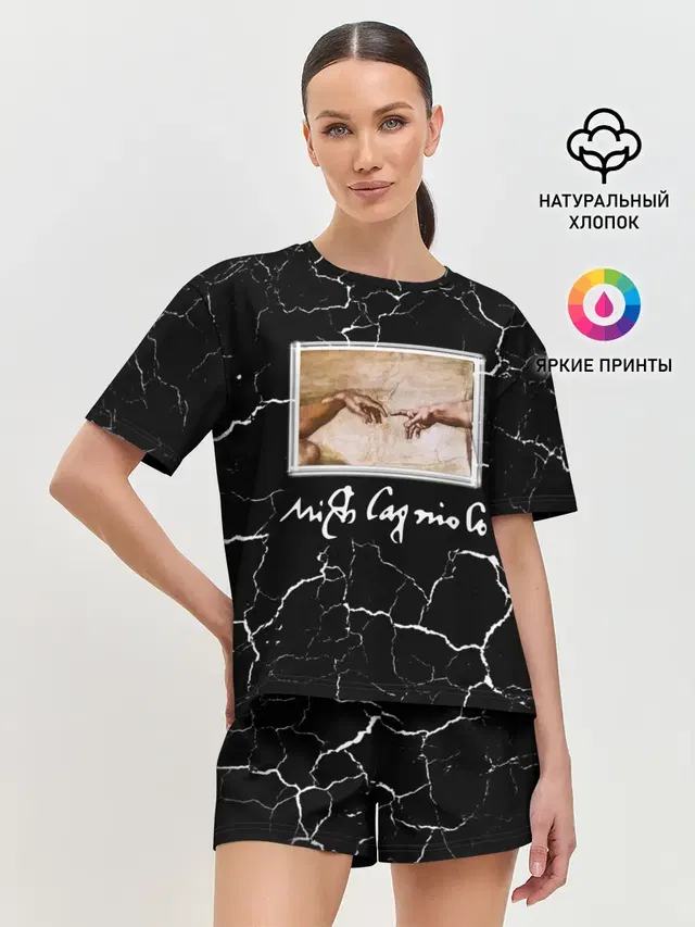 Женская пижама с шортами