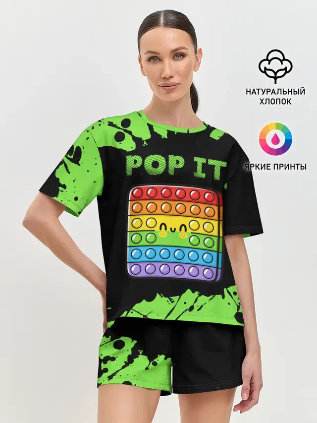 Женская пижама с шортами