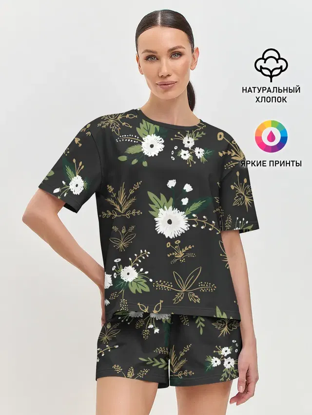 Женская пижама с шортами