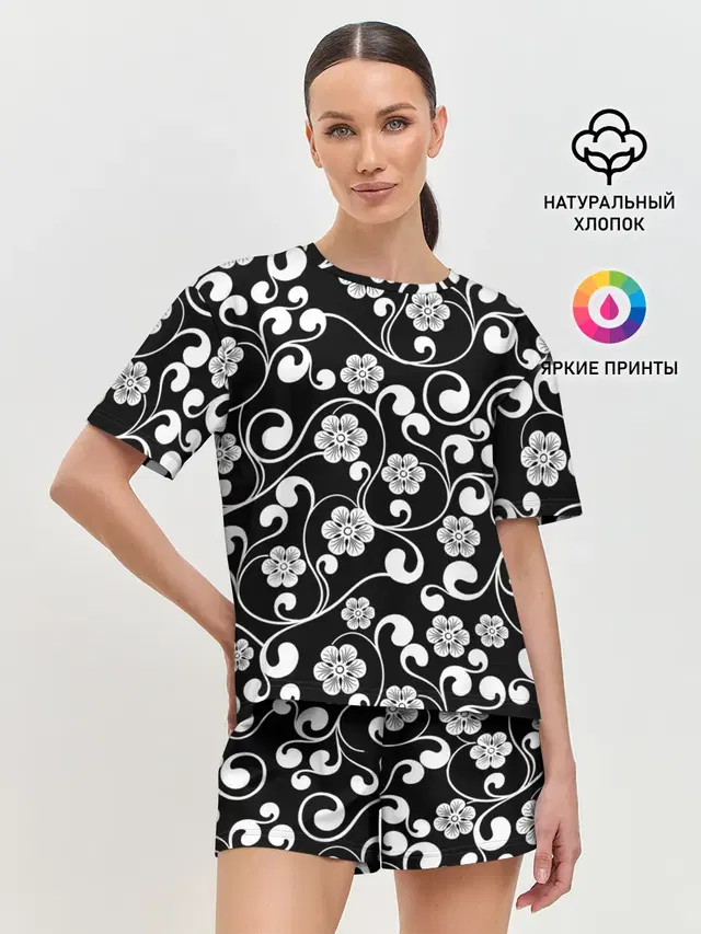 Женская пижама с шортами
