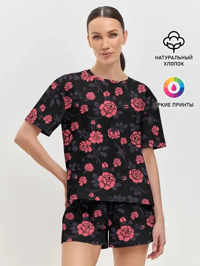 Женская пижама с шортами