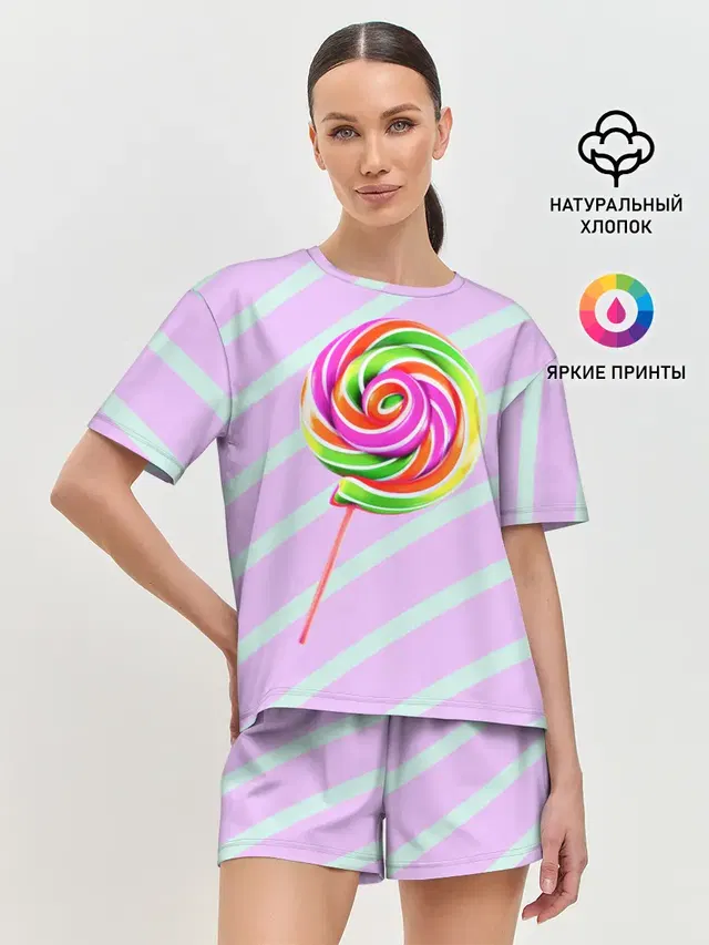 Женская пижама с шортами