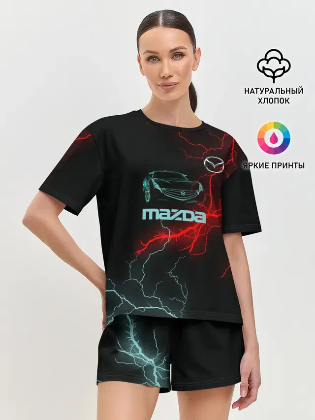 Женская пижама с шортами