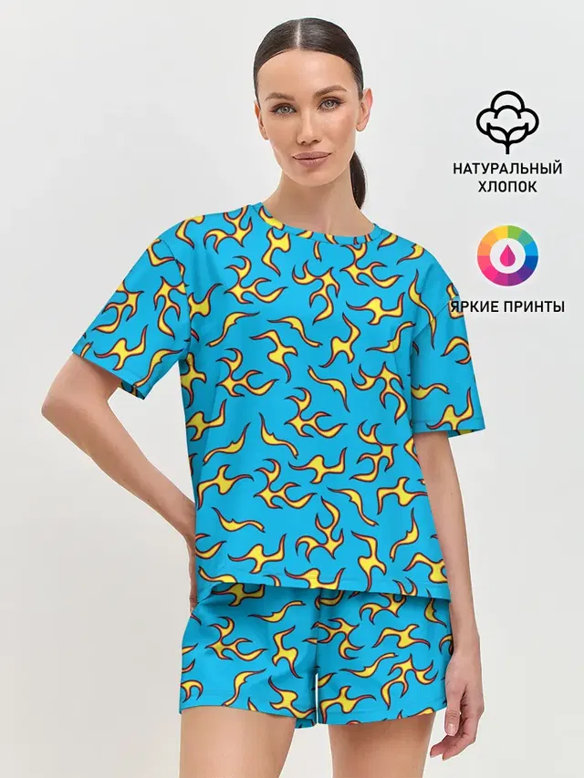 Женская пижама с шортами