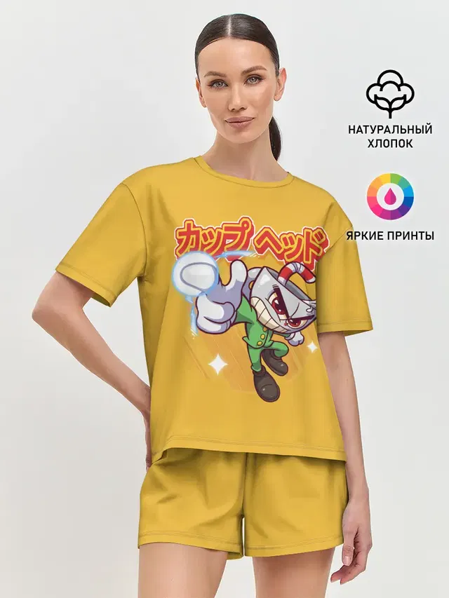 Женская пижама с шортами