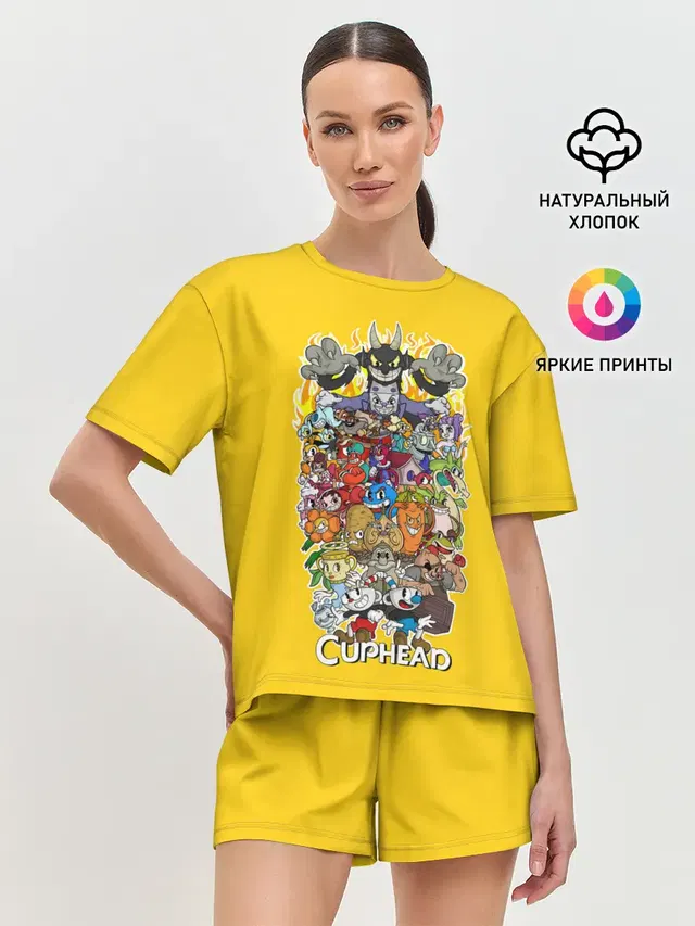 Женская пижама с шортами