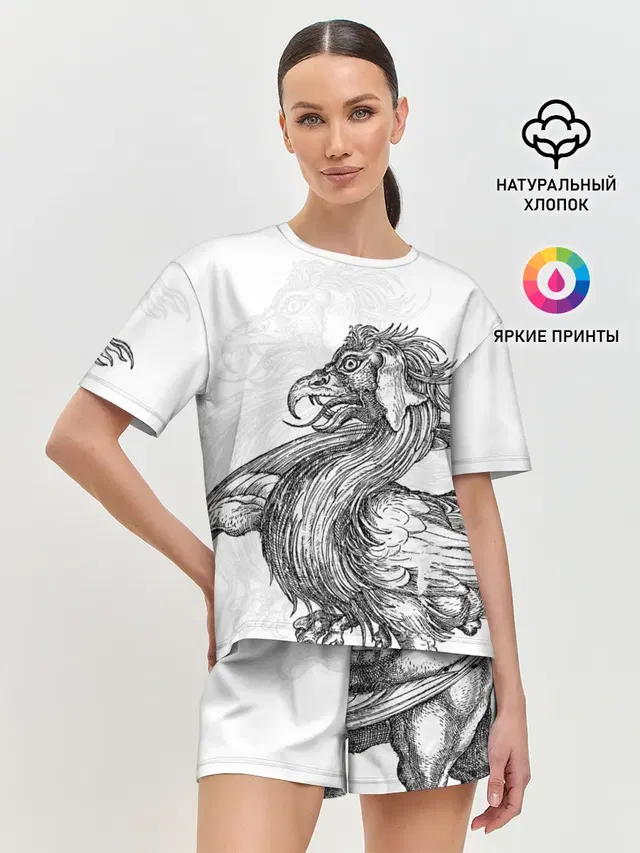Женская пижама с шортами