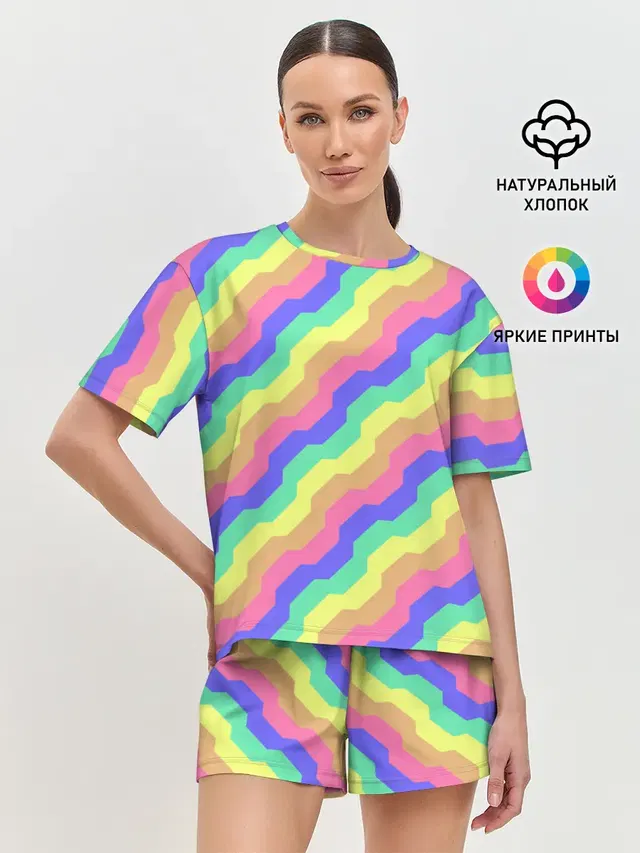 Женская пижама с шортами