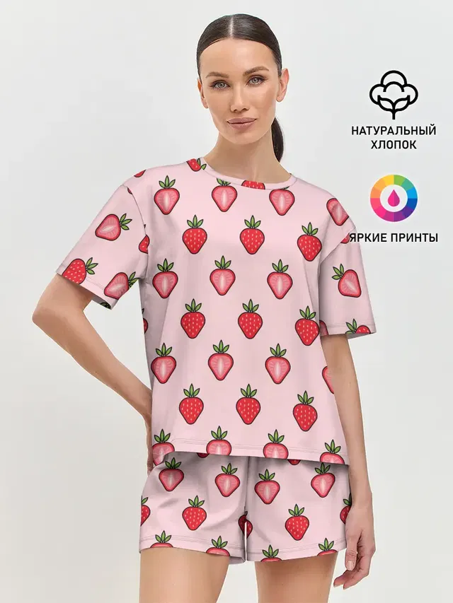 Женская пижама с шортами