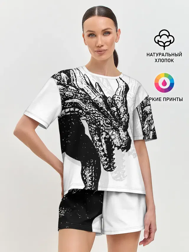 Женская пижама с шортами