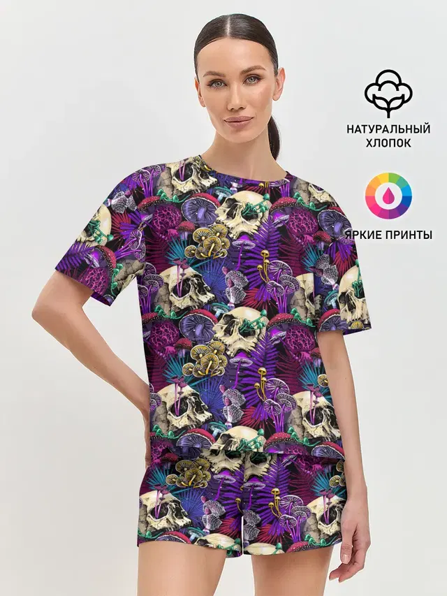 Женская пижама с шортами
