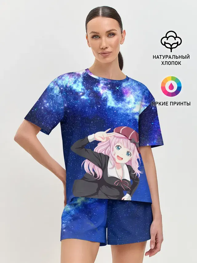 Женская пижама с шортами