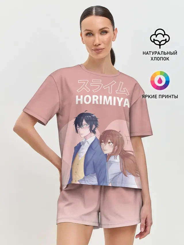 Женская пижама с шортами