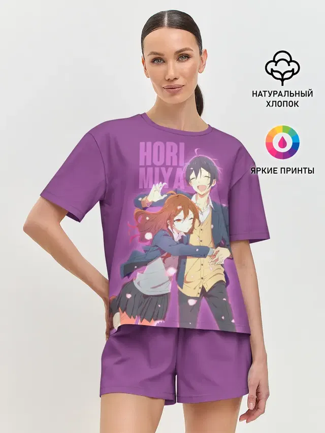 Женская пижама с шортами