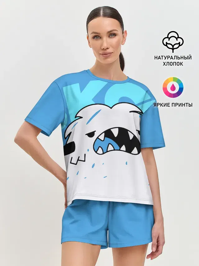 Женская пижама с шортами
