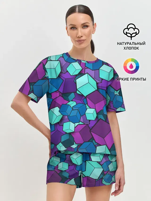 Женская пижама с шортами