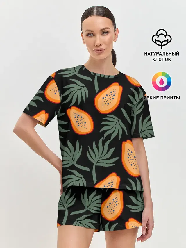 Женская пижама с шортами