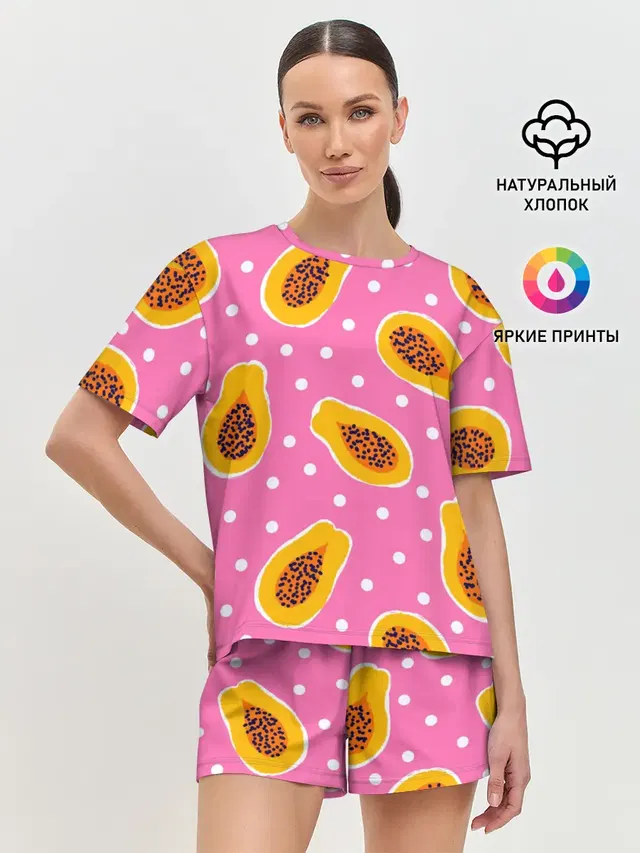 Женская пижама с шортами