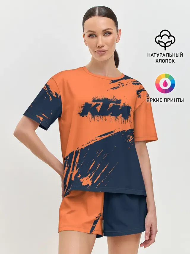 Женская пижама с шортами