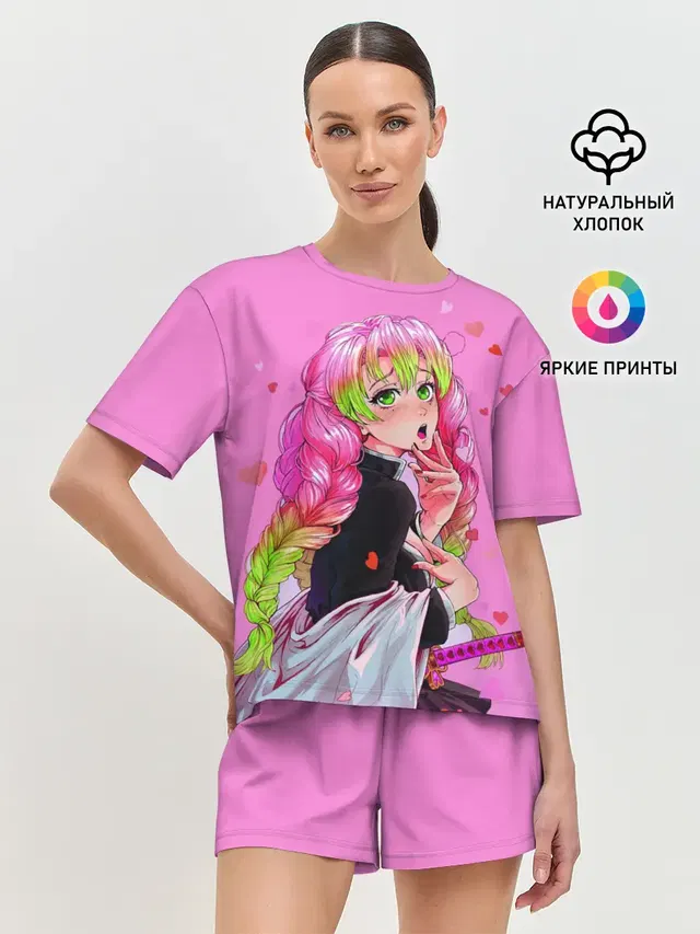 Женская пижама с шортами