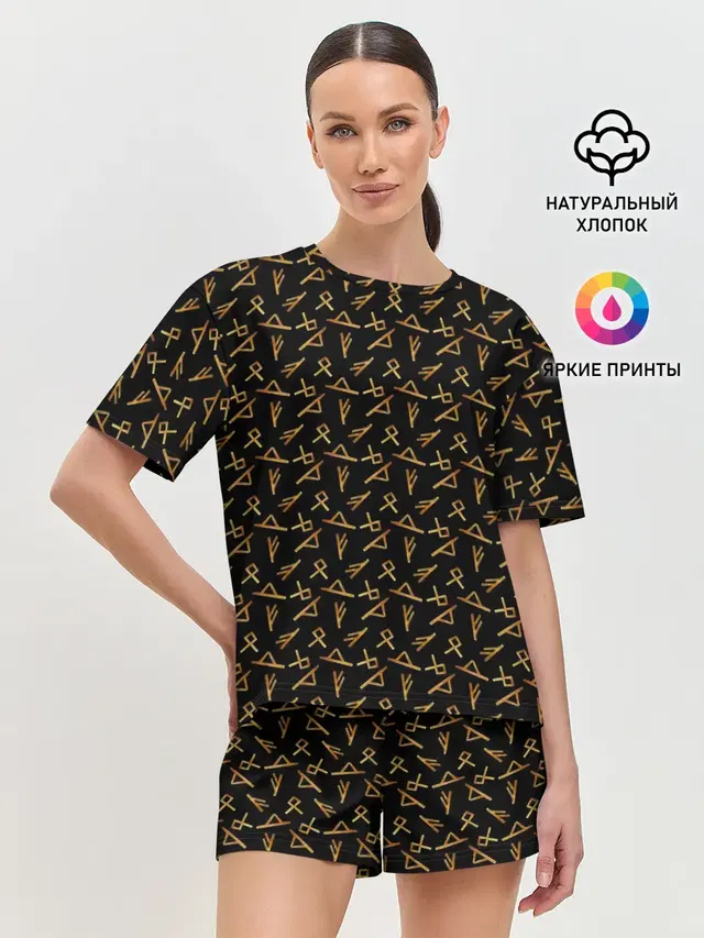 Женская пижама с шортами