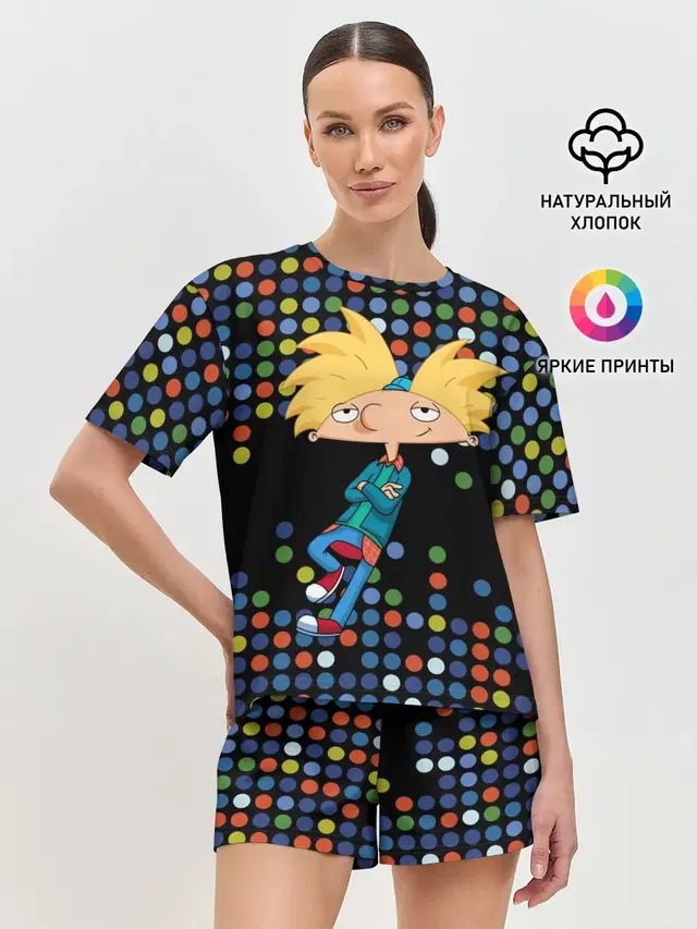 Женская пижама с шортами